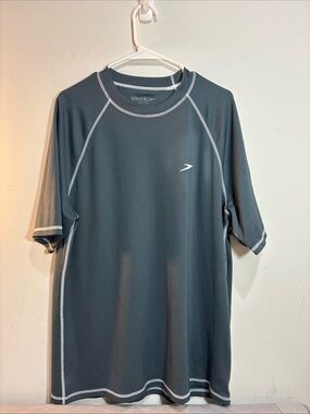 Speedo Grey Men’s Performance Swim Shirt 815